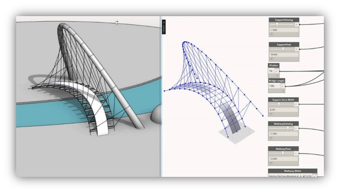 Parametrisierung einer Brücke mit Dynamo und Revit